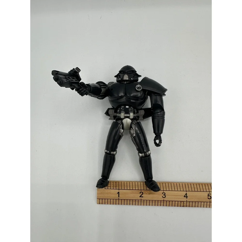 Star Wars Dark Trooper Phase III Figure Legacy Droid Factory Build 2009 3.75